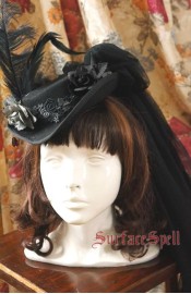 Surface Spell Gothic Lady In Black Hat